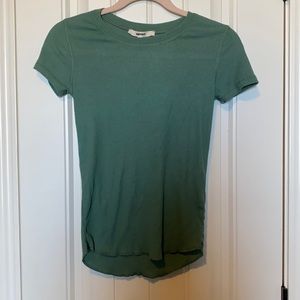 Mint ribbed t shirt